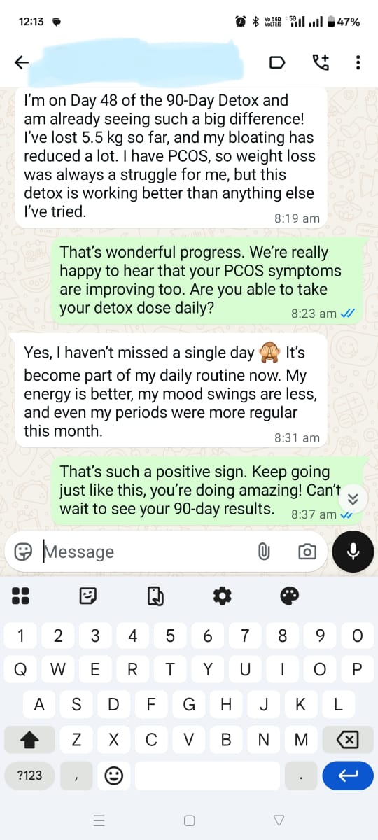 WhatsApp chat screenshot