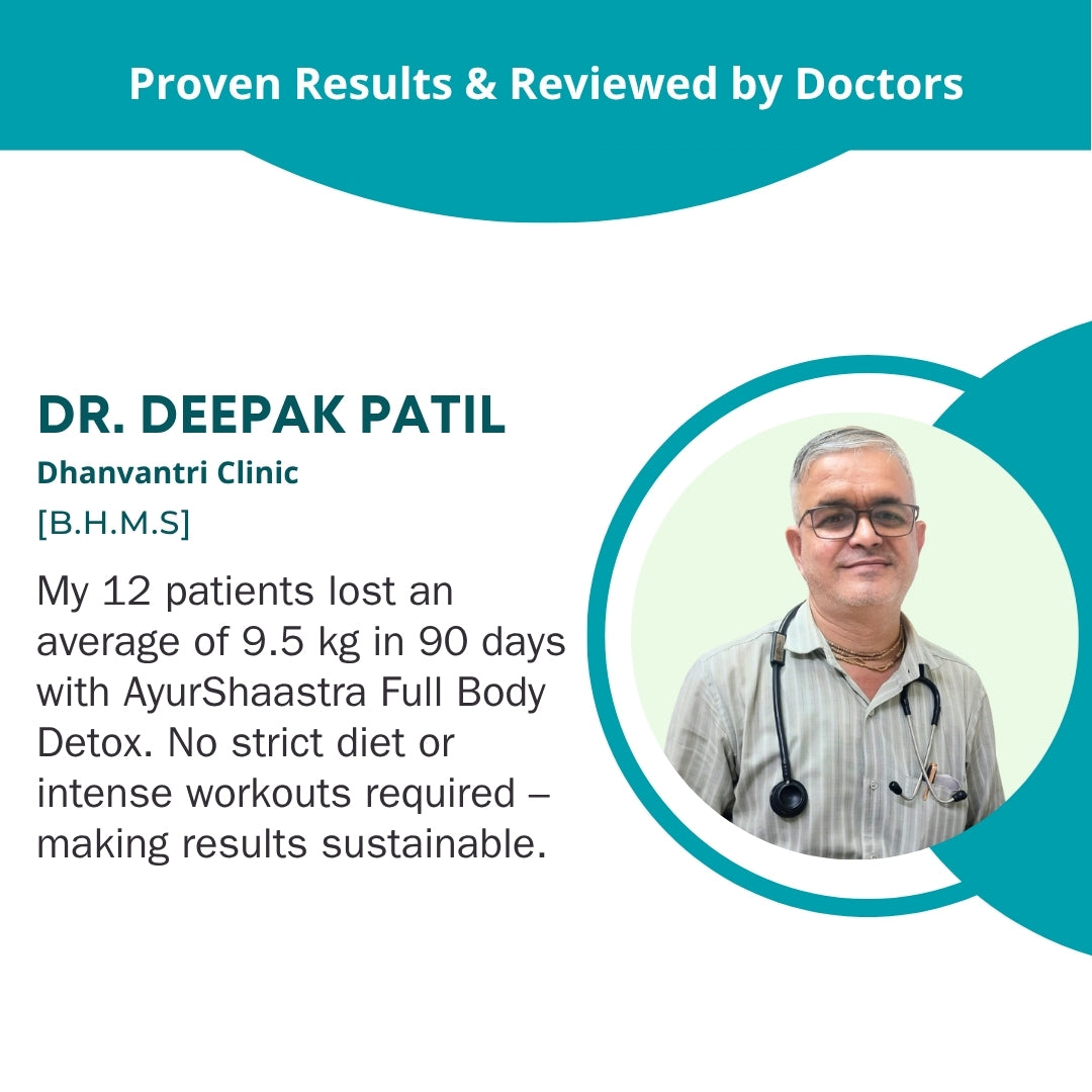 AyurShaastra 90-Day Ayurvedic Weight Loss Detox!