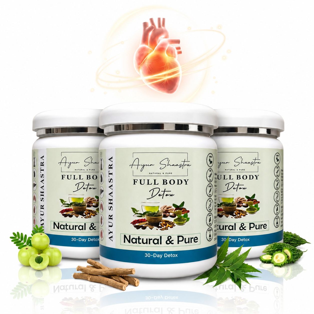 90-Day Full Body Detox Cleanse for Heart Health Support