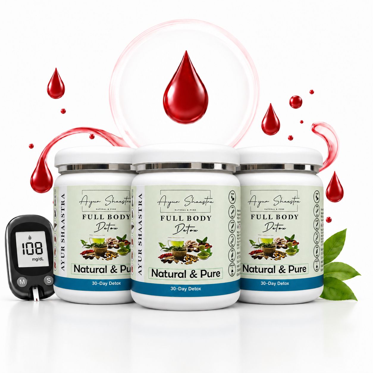90-Day Full Body Detox Cleanse for Blood Sugar Support